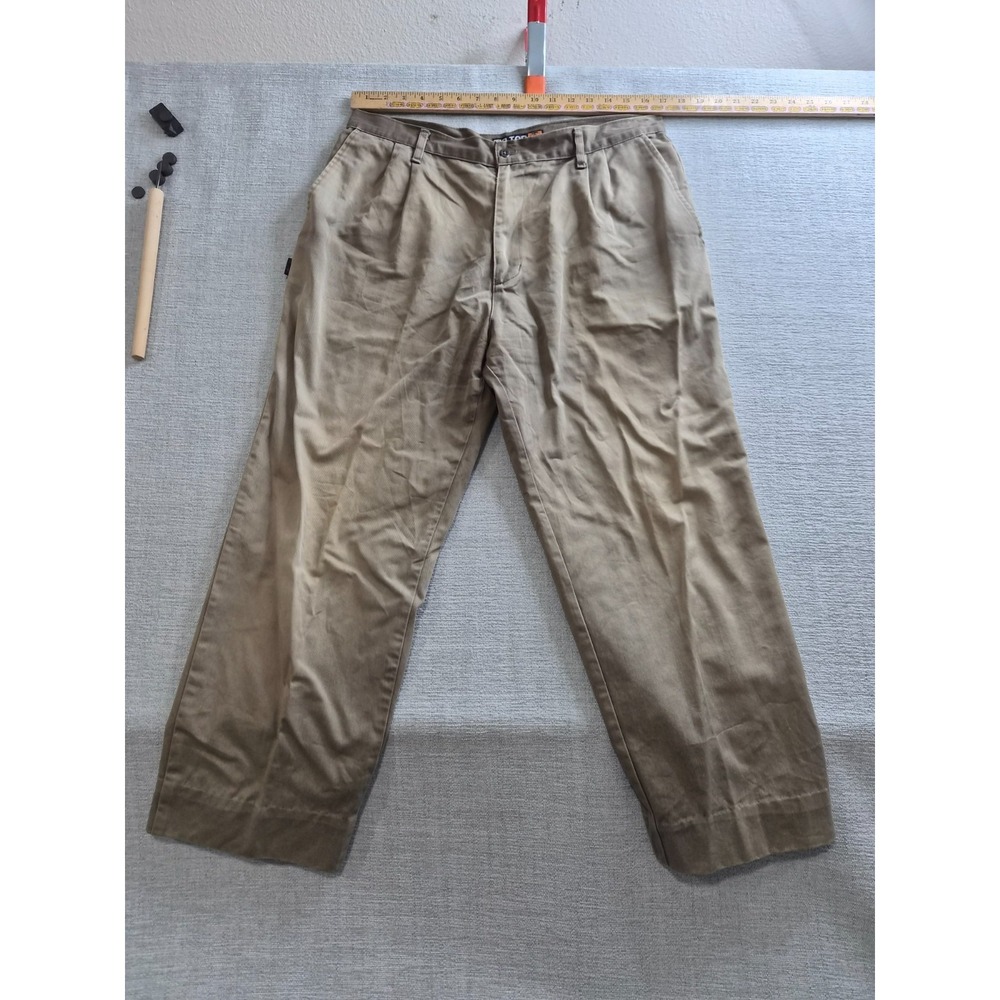 Tip Top Chino Pants Mens 36 Beige Cotton Golf Performance Tennis Resort Wear